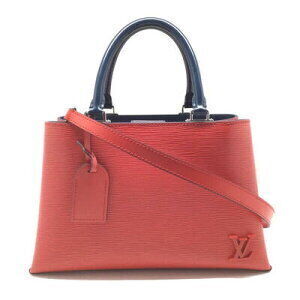 Louis Vuitton Kleber Bag Epi Leather Coquelicot Red Navy Blue